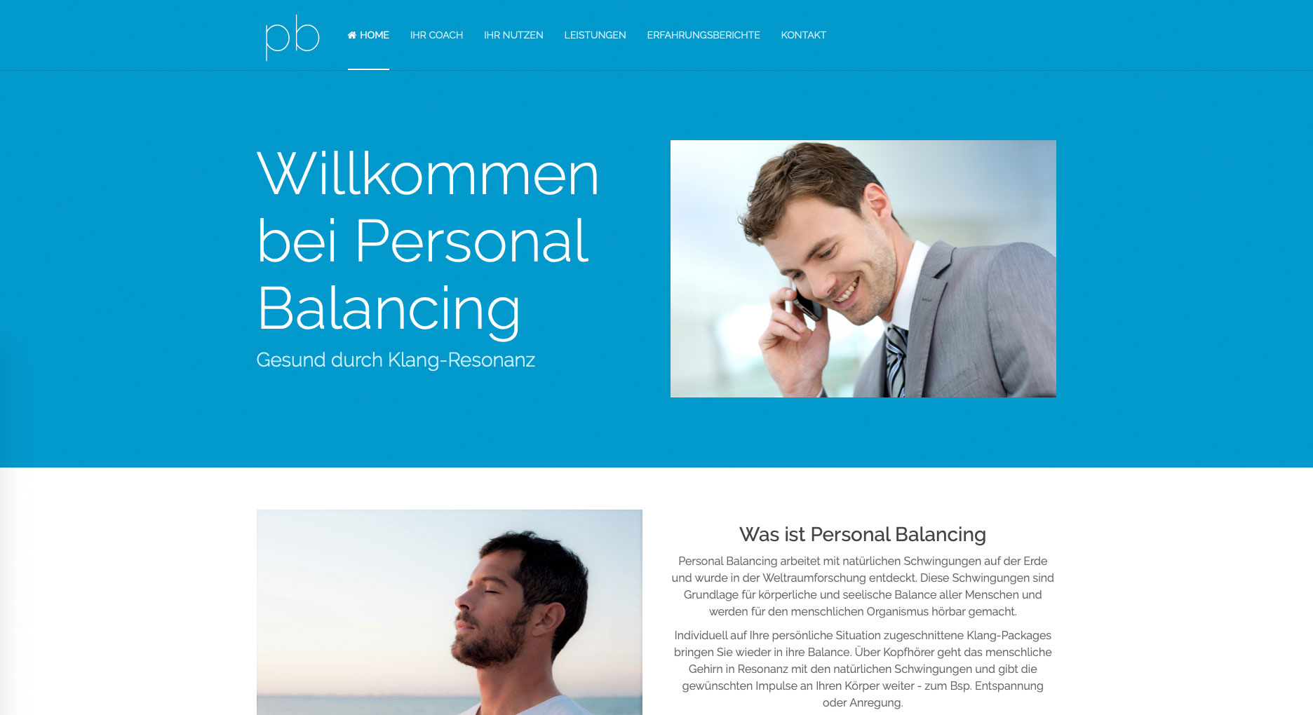 Personal Balancing Website